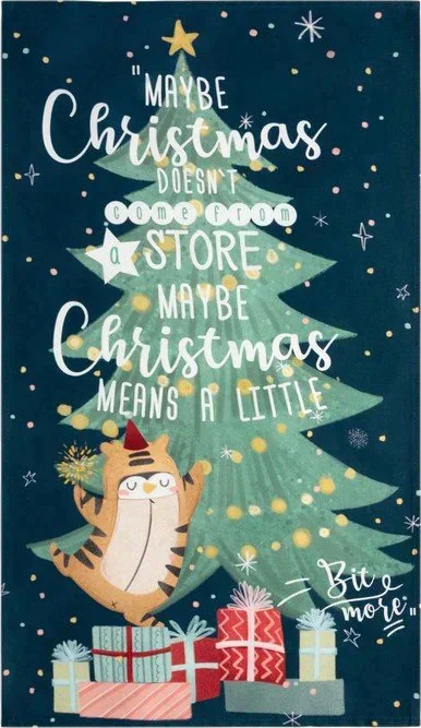 Новогоднее полотенце "Этель" Cristmas presents 40х73 см, 100% хл, саржа 190 гр/м2
