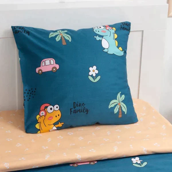 Постельное бельё 1.5 сп "LoveLife" My dino, 143х215 см,150х214 см,70х70 см-1 шт. сатин