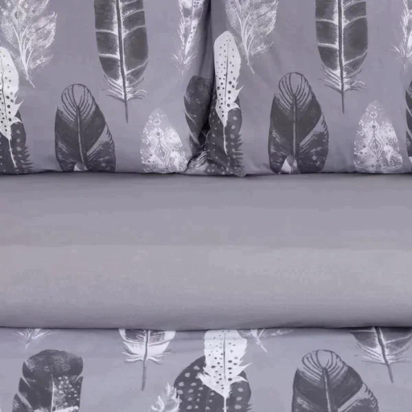 Постельное белье Этель 1.5 сп «Перья» (вид 2) 143*215 см,150*214 см, 70*70 см 2 шт