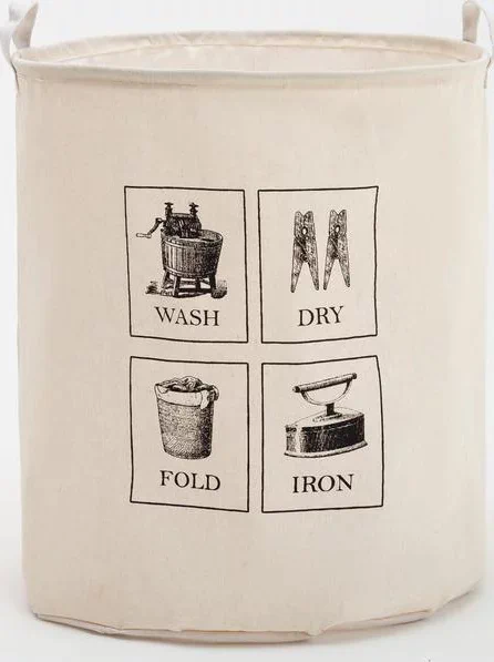 Корзина текстильная Этель "Wash&dry", 45*55 см