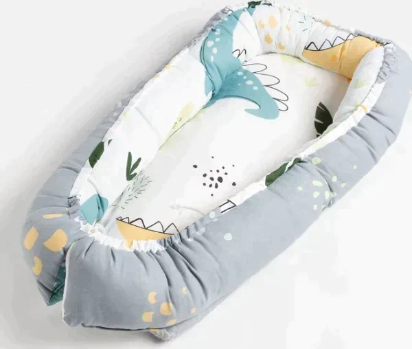 Матрасик-топпер "Крошка Я" Little dino, 60х90 см, 100% хлопок