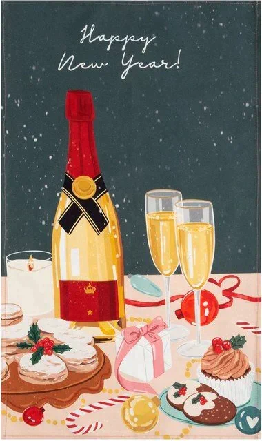 Набор подарочный Этель Champagne: кух. полотенце и акс.