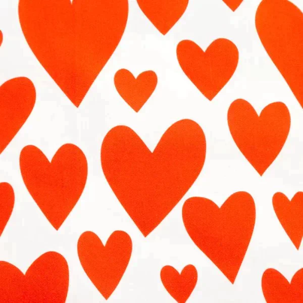 Дорожка на стол "Этель" Red hearts 30х70см, 100% хл, саржа 190 г/м2