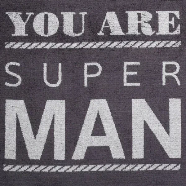Полотенце махровое Этель "Super man" 50х90см, 100% хлопок, 420гр/м2