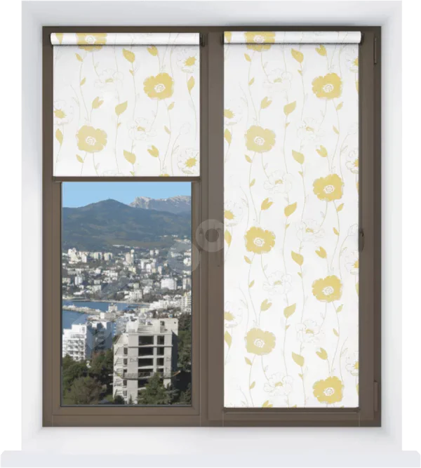 Рулонная штора Мини Золотая нить G 03