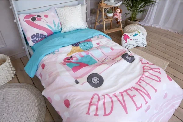 Постельное бельё «Этель» 1.5 сп Pink dreams 143*215 см, 150*214 см, 50*70 см -1 шт,100% хл, бязь