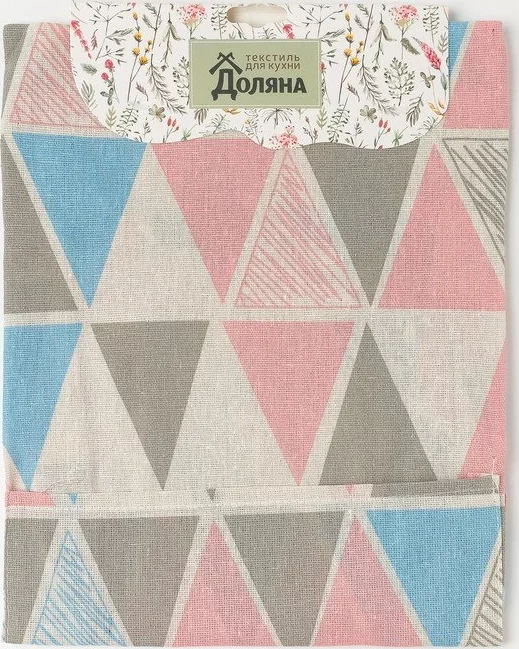 Фартук Доляна «Мозаика», 60х70 см, рогожка