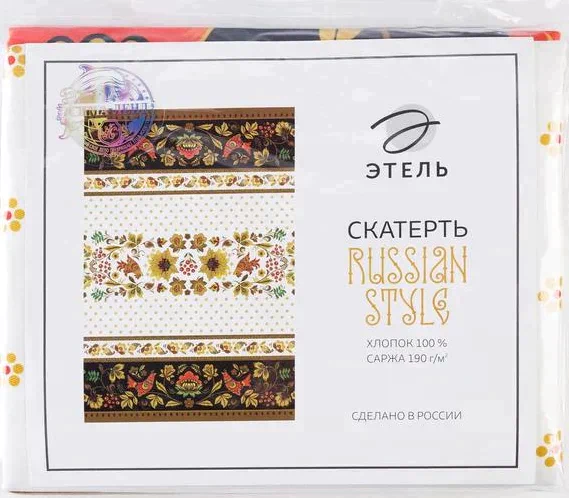 Скатерть "Этель" Russian style 110х147 см, 100% хл, саржа 190 гр/м2
