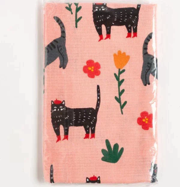 Полотенце кухонное Доляна Spring cats 35х60 см, 100% хл, 160г/м2