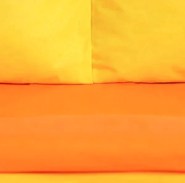 Постельное белье Этель дуэт Yellow morning 143*215-2шт, 220*240, 50*70-2 шт, поплин