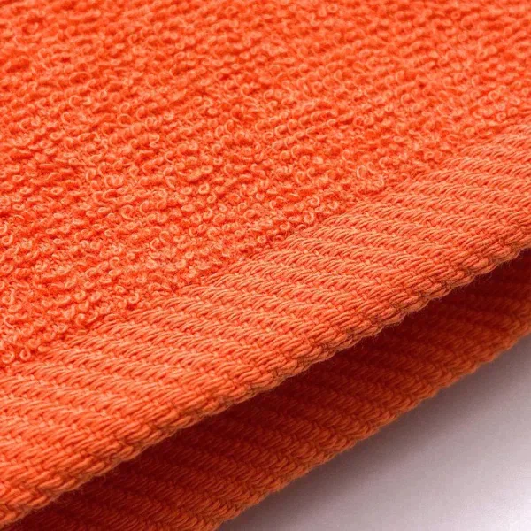 Полотенце махровое 50*80 Аквамарин, цвет коралловый, 380г/м хл 100%