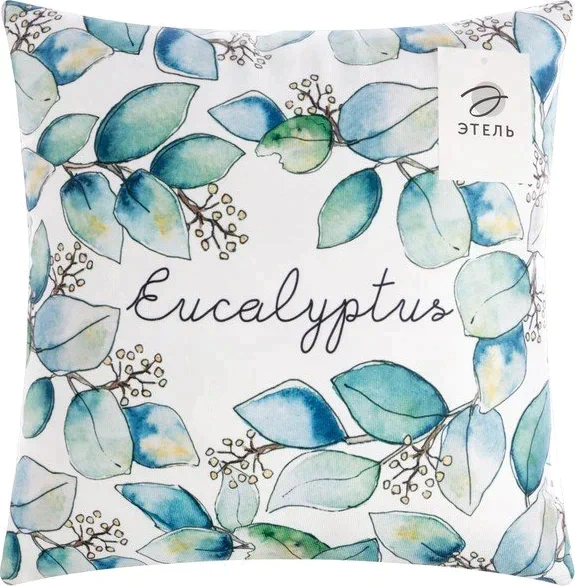Подушка декоративная "Eucalyptus" 40х40 см, 100% п/э