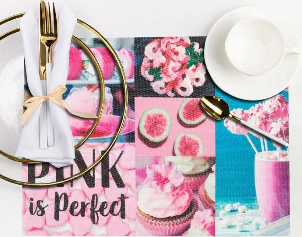 Салфетка на стол "PINK is Perfect" 29*40 см
