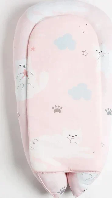 Матрасик-топпер "Крошка Я" Sweet cats, 60х90 см, 100% хлопок