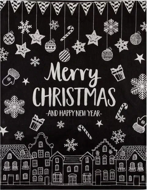 Полотенце "Этель" Merry Christmas 46х60 см, 100% хл, саржа 190 гр/м2