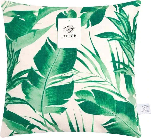 Наволочка Этель "Tropics", 40*40 см, 100 п/э, велюр