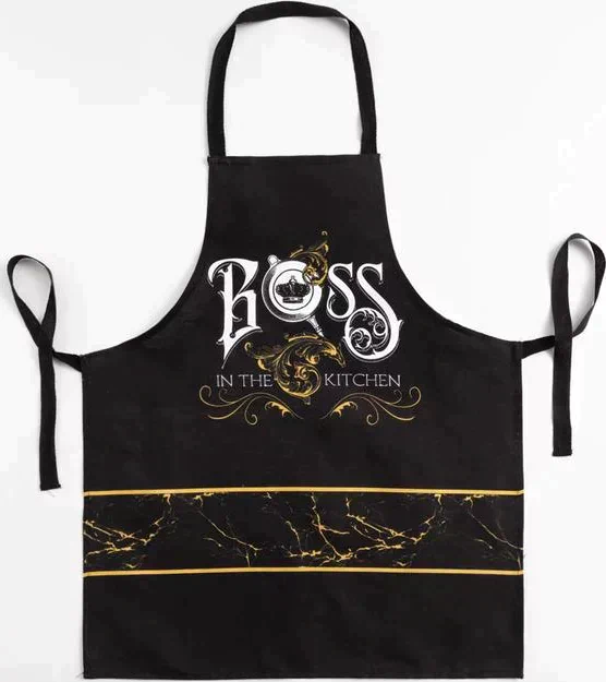 Кухонный набор Boss, фартук 70х60 см, прихватка 20х20 см, полотенце 35х60см