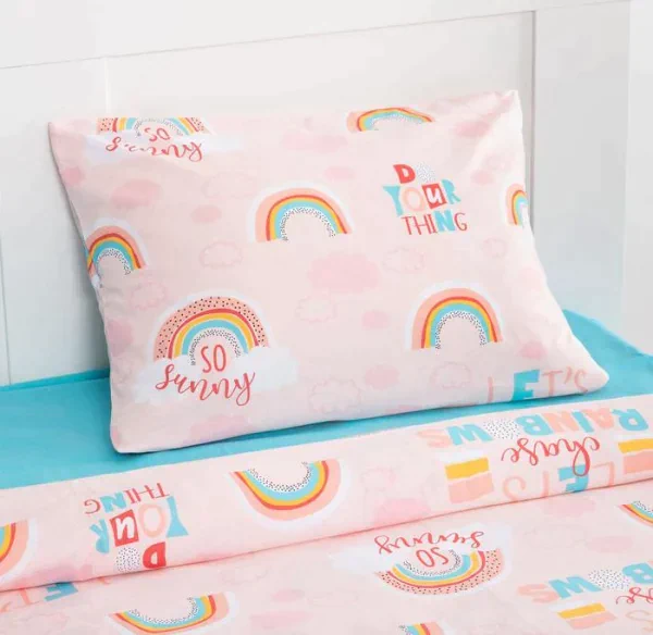 Постельное белье "Этель" 1.5 сп Rainbow 143*215 см, 150*214 см, 50*70 см -1 шт,100% хл, бязь