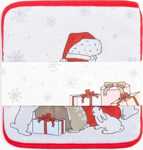 Набор кухонный Доляна From Santa: подставка, прихватка