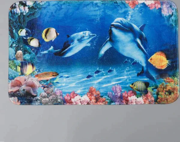 Коврик Доляна «Морской мир», 49×80 см