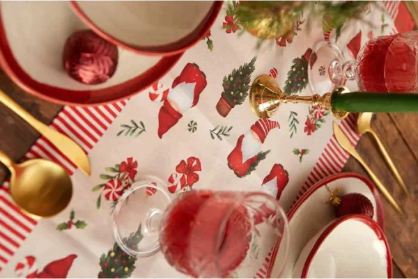 Дорожка на стол Этель Santa Claus 30х70 +/- 5 см, 100% хл, саржа 190 гр/м2