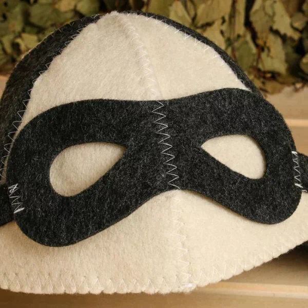 Шапка банная пилота "Пар крепче настроение выше"
