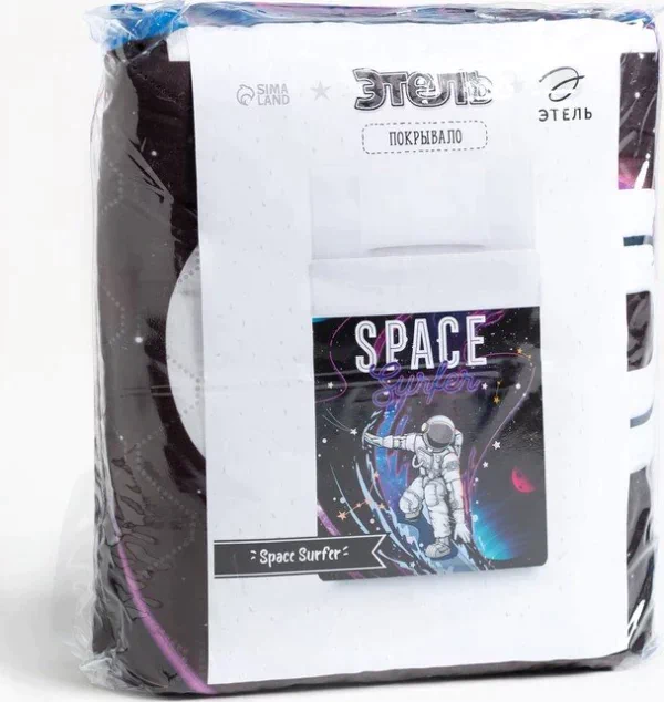 Покрывало детское Этель 1,5 сп "Space Surfer", 145х210 см, микрофибра
