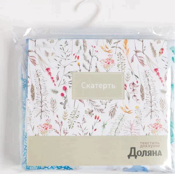 Скатерть «Доляна» Море 140×180 см, 100% п/э