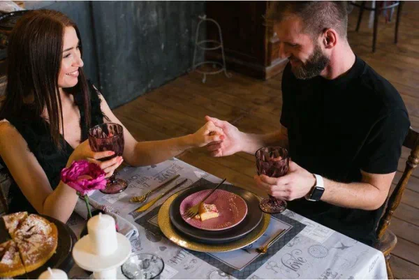 Скатерть "Этель" Love 220х147 см, 100% хл, саржа 190 гр/м2