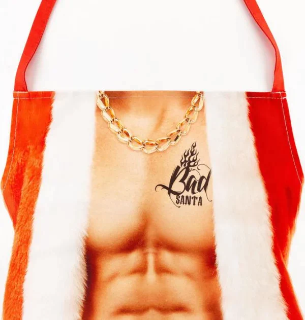 Фартук "Этель" Bad santa 71х73 см см, 100% хл, саржа 190 гр/м2