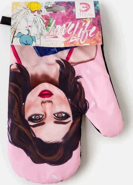 Варежка Этель Love Life "Милашка" 26*16 см, 100% п/э