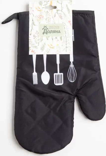 Варежка Доляна Kitchen 26*16 см, 100% п/э