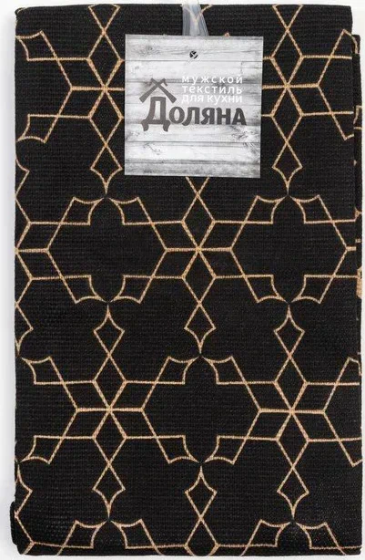 Полотенце кухонное Доляна 100% Короны 35х60 см, 100% хл, 160г/м2