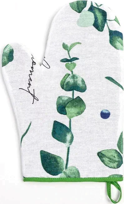 Варежка-прихватка "Доляна" Eucalyptus 20х27см,100%хл, рогожка 164 гр/м2