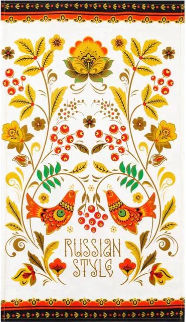 Полотенце "Этель" Russian style (вид2) 40х73 см, 100% хл, саржа 190 гр/м2