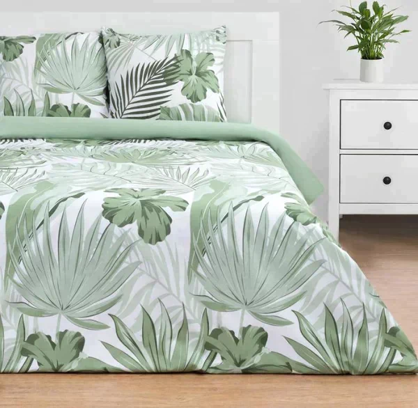 Постельное белье "Этель" 1.5 сп Tropics (вид2) 143*215 см, 150*214 см, 70*70 см - 2 шт