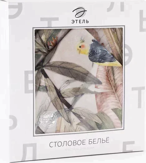 Набор столовый "Этель" Райский сад, скатерть 110х150 +/- 3см, салфетки 4 шт