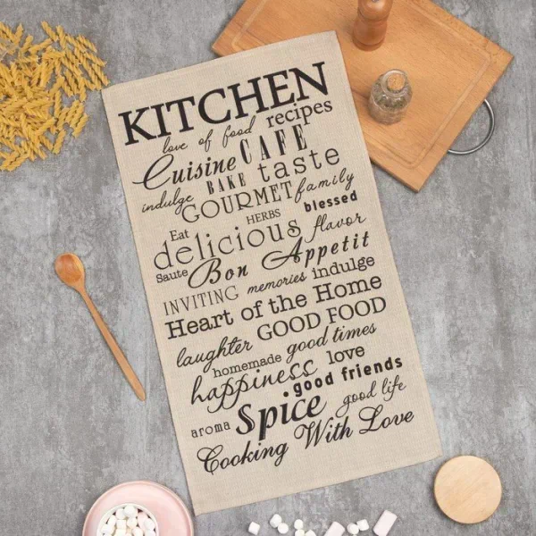 Полотенце "Доляна" Kitchen 35х60 см, 100% хл, вафля 160 г/м2
