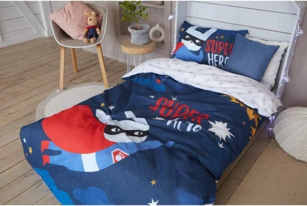 Постельное бельё «Этель» 1.5 сп Super hero 143*215 см, 150*214 см, 50*70 см -1 шт,100% хл, бязь