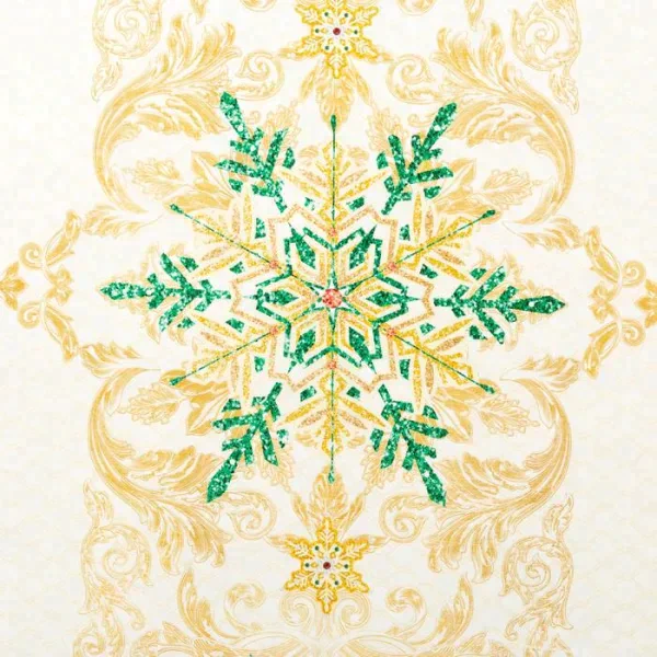 Скатерть  Этель "Golden Christmas" скатерть 150*220 +/-3см с ГМВО, 100%хл, 190г/м2