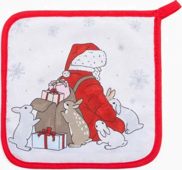 Набор кухонный Доляна From Santa: подставка, прихватка