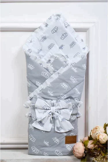Конверт-одеяло Happy, размер 93×93 см, серый