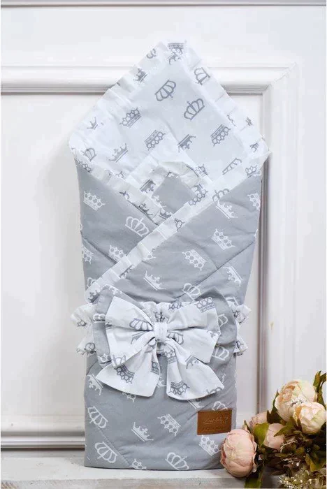 Конверт-одеяло Happy, размер 93×93 см, серый
