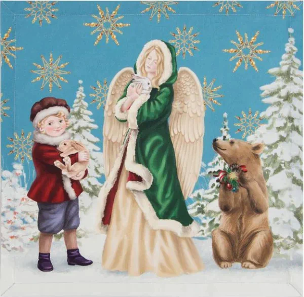 Новогодний набор салфеток Этель Christmas time, 40х40см 4 шт