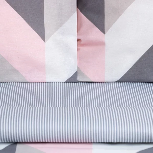 Постельное бельё Этель 2 сп Pink illusion 175х215 см, 200х220 см, 70х70 см - 2 шт, бязь 125 г/м2