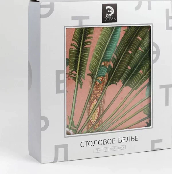Набор столовый Этель Tropical animals, скатерть 110х145см +/-3см, салфетки 4 шт