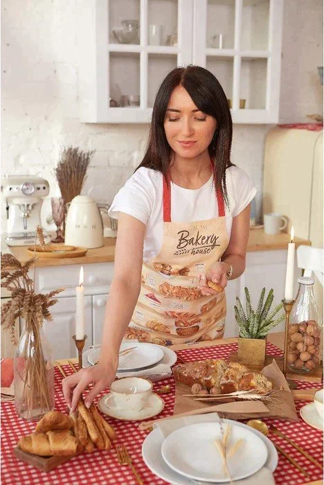 Фартук Этель Bakery house 70х60 см, 100% хлопок, репс 210 г/м2