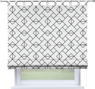 Римская штора на петлях «Геометрический орнамент»