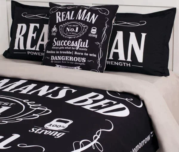 Постельное бельё "Этель" 1.5 сп Real Man 143х215 см,150х214 см, 50х70+3 - 2 шт