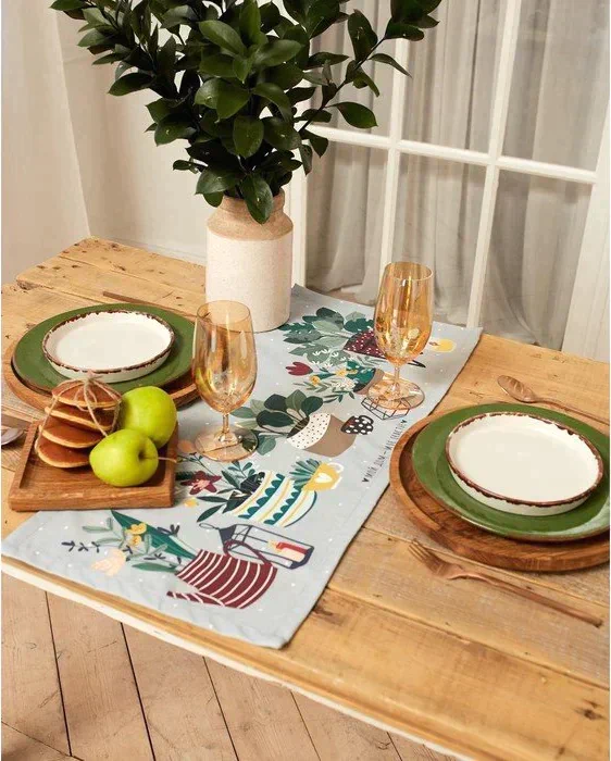 Дорожка "Этель" Hygge 30*70 см, 100% хлопок, саржа 190 г/м2